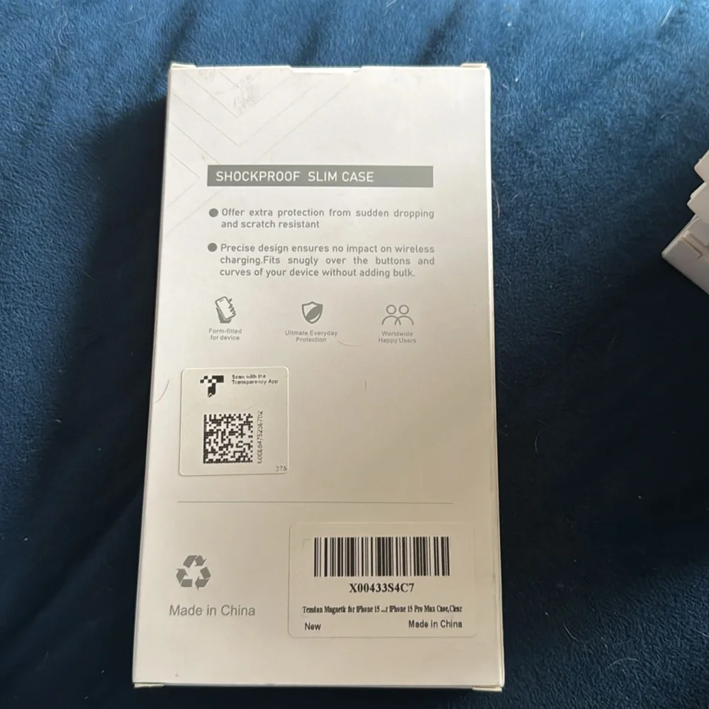 Temdan for iPhone 15‎ Pro Max Case Clear